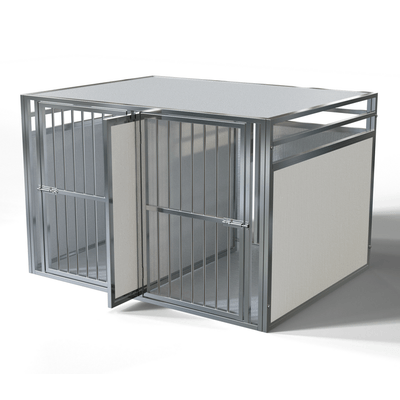 Cage Transport Chien DOUBLE + Séparation / CAG-001