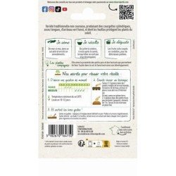 Conditionnement Courgette VERTE NOIRE MARAÎCHÈRE - VILMORIN